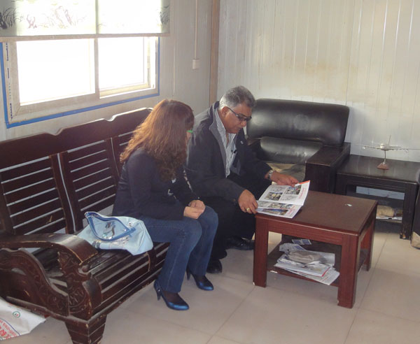 贊比亞Hitesh先生考察永大機械干粉攪拌設(shè)備