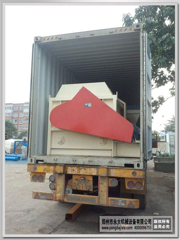 出口馬來(lái)西亞干粉砂漿成套設(shè)備裝車(chē)發(fā)貨