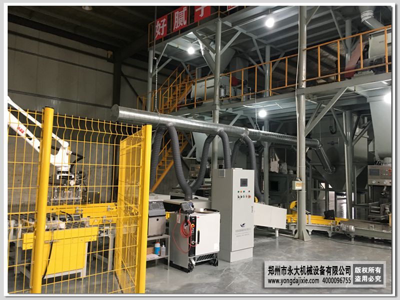 自動碼垛膩子粉生產(chǎn)線